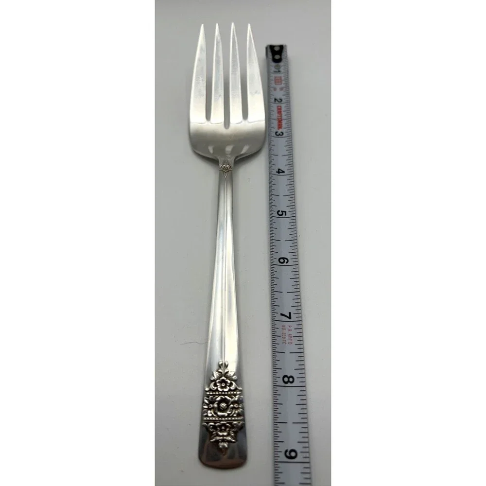 Rogers & Bros IS Silver Plated Serving Fork